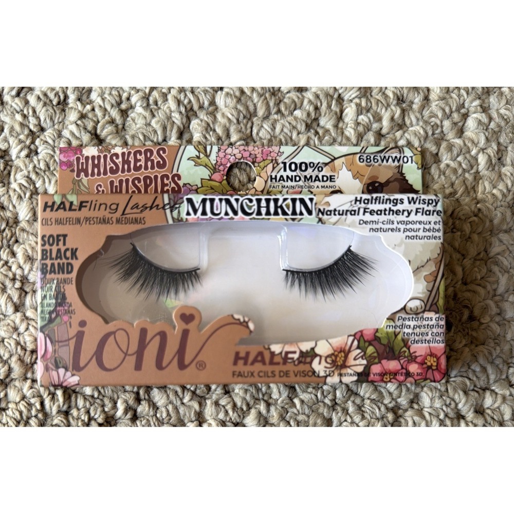 Ioni Whiskers & Wispies Munchkin Half Lashes Wispy Natural Feathery Flare